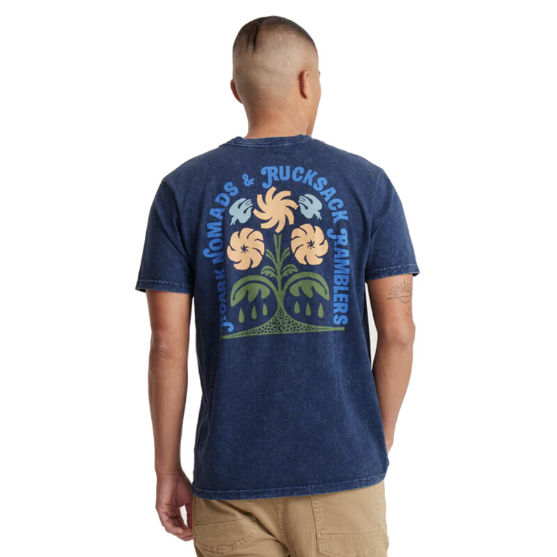 Remera Roark Rucksack Ramblers - Azul Remera Roark Rucksack Ramblers - Azul