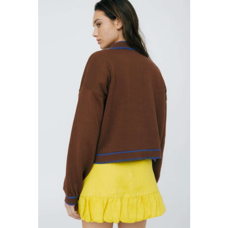 CARDIGAN TERRO LIMA Chocolate