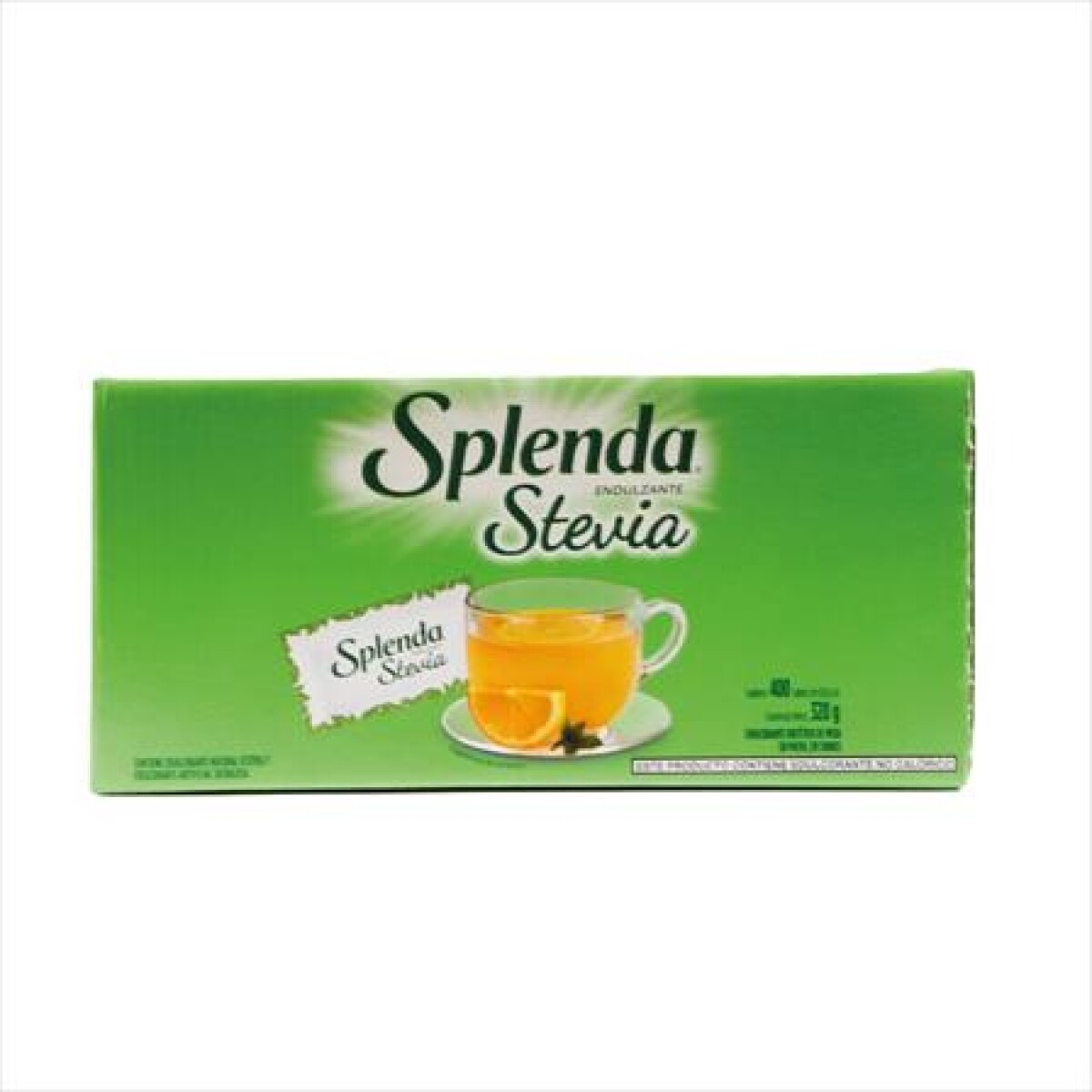 EDULCORANTE SPLENDA STEVIA 400PCS (VERDE) 