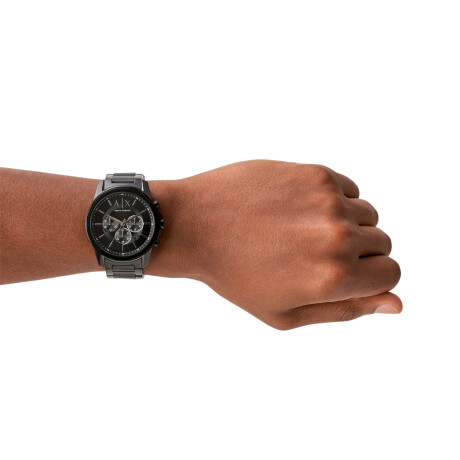 Reloj Armani Exchange Clasico Acero Negro 0