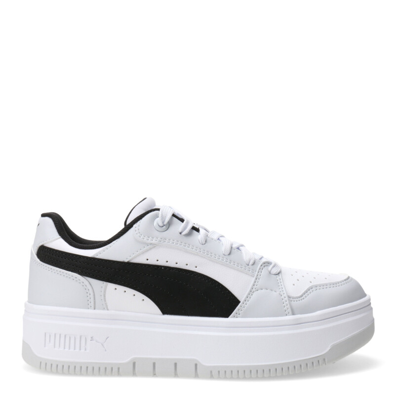 Championes de Mujer Puma Rebound Femme Low Blanco - Gris Claro - Negro