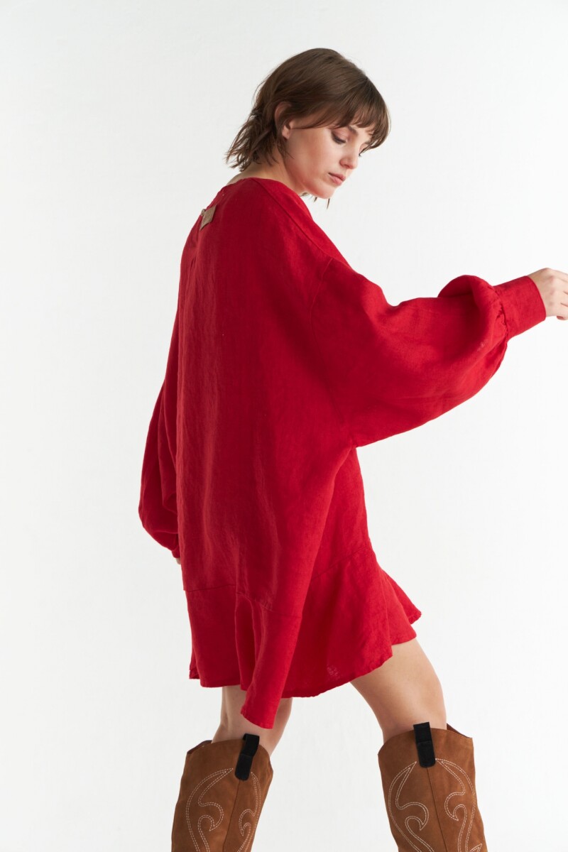 Vestido Solar Rojo