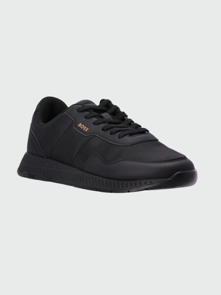 BOSS - Sneakers Titanium Runn Negro Negro Opaco
