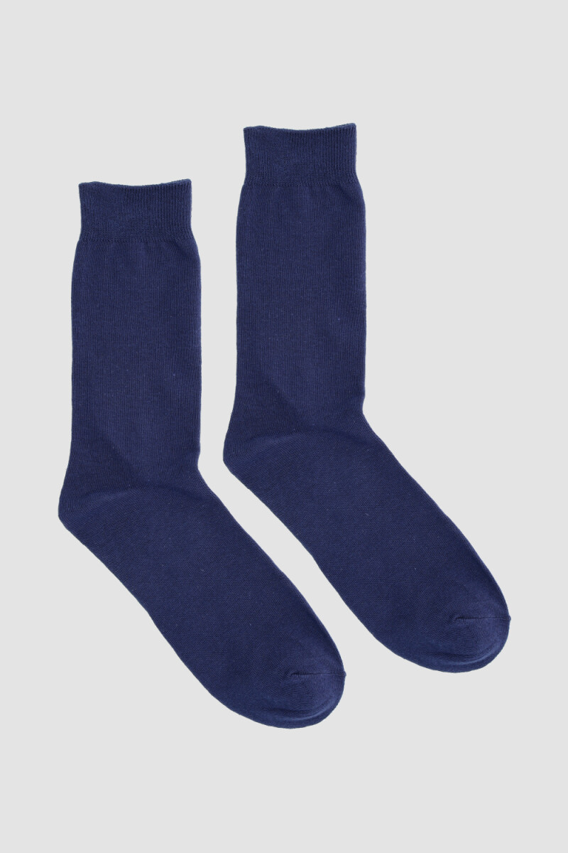 Medias de algodón de morley Azul