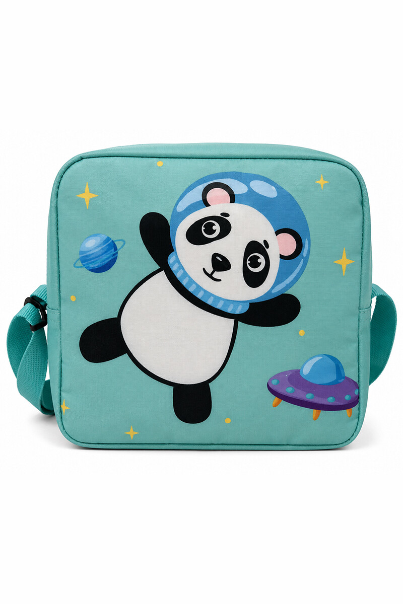 Lunchera tutti - Verde con panda 