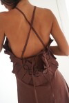 Blue Lagoon Dress Chocolate