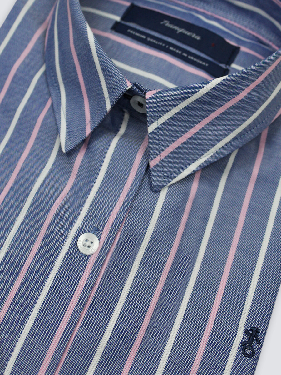 Camisa Dama Emi - Raya Jean con Rosa 