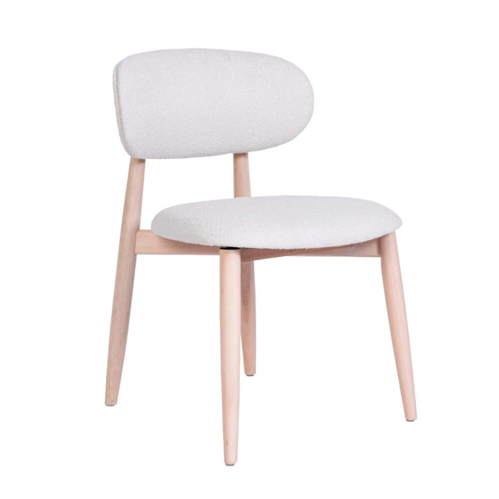 SILLA DE COMEDOR MADERA-Y-TELA NATURAL-BEIGE MIA
