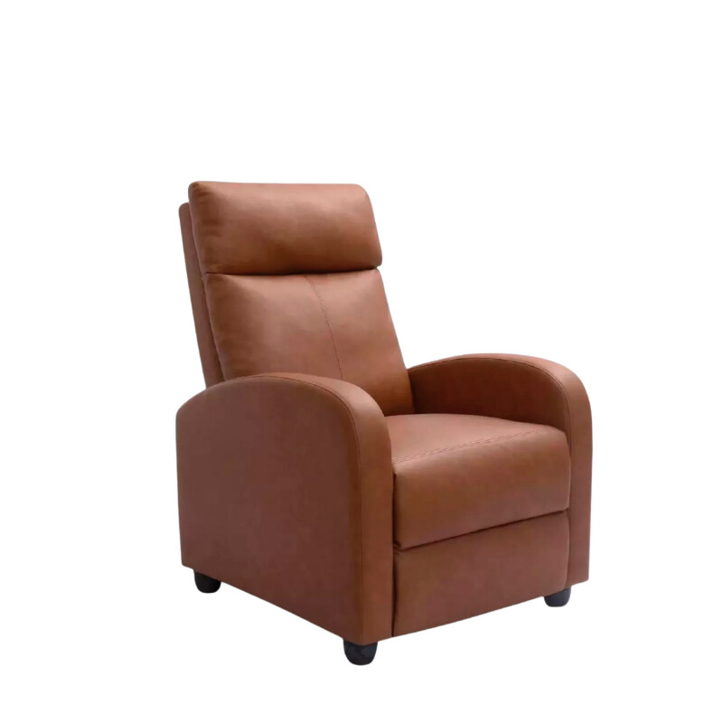 Sillón Reclinable Charlton Butaca Sofa Living Marrón