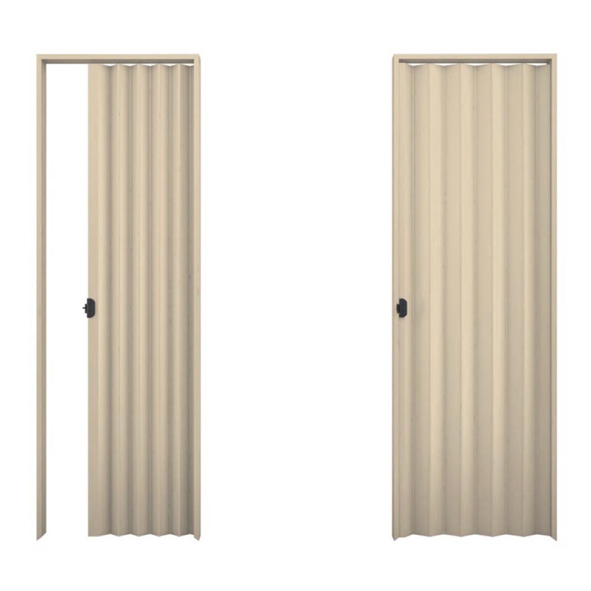 Puerta Plegable Pvc Color Arena 60x210 Cm 
