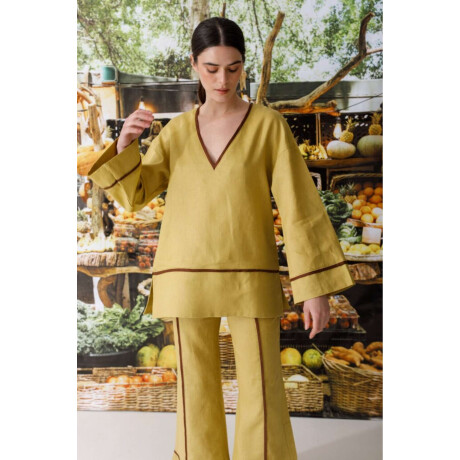 Pre Venta Blusa Coco Pistacho