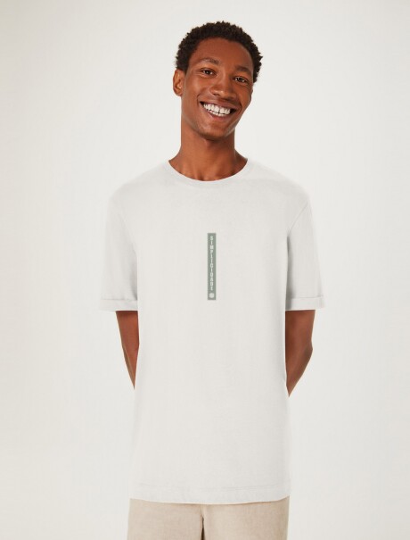 CAMISETA CON ESTAMPA CELESTE