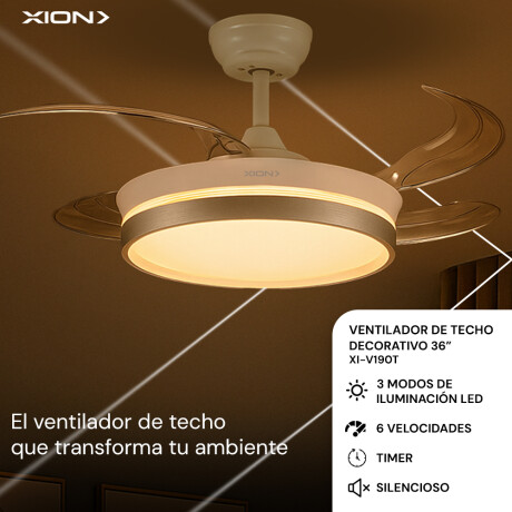 ventilador de techo 36" COLOR UNICO