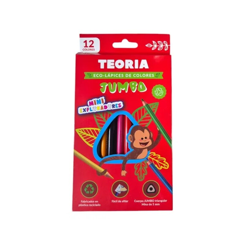 ECO-LAPICES TEORIA COLORES X12 Eco-lapices Teoria Colores X12