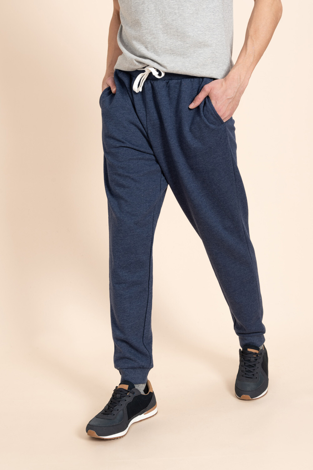 Pantalón deportivo - Azul jaspeado — BAS