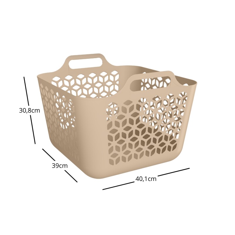 Cesto de ropa 30L CAPPUCCINO
