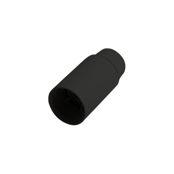 Portalámpara E14 colgante, negro, autorizado M31315