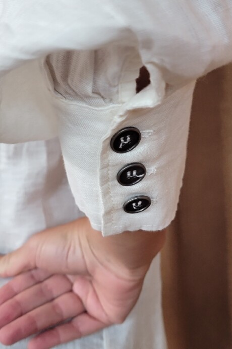 Camisa Amalia Puro Lino Crudo