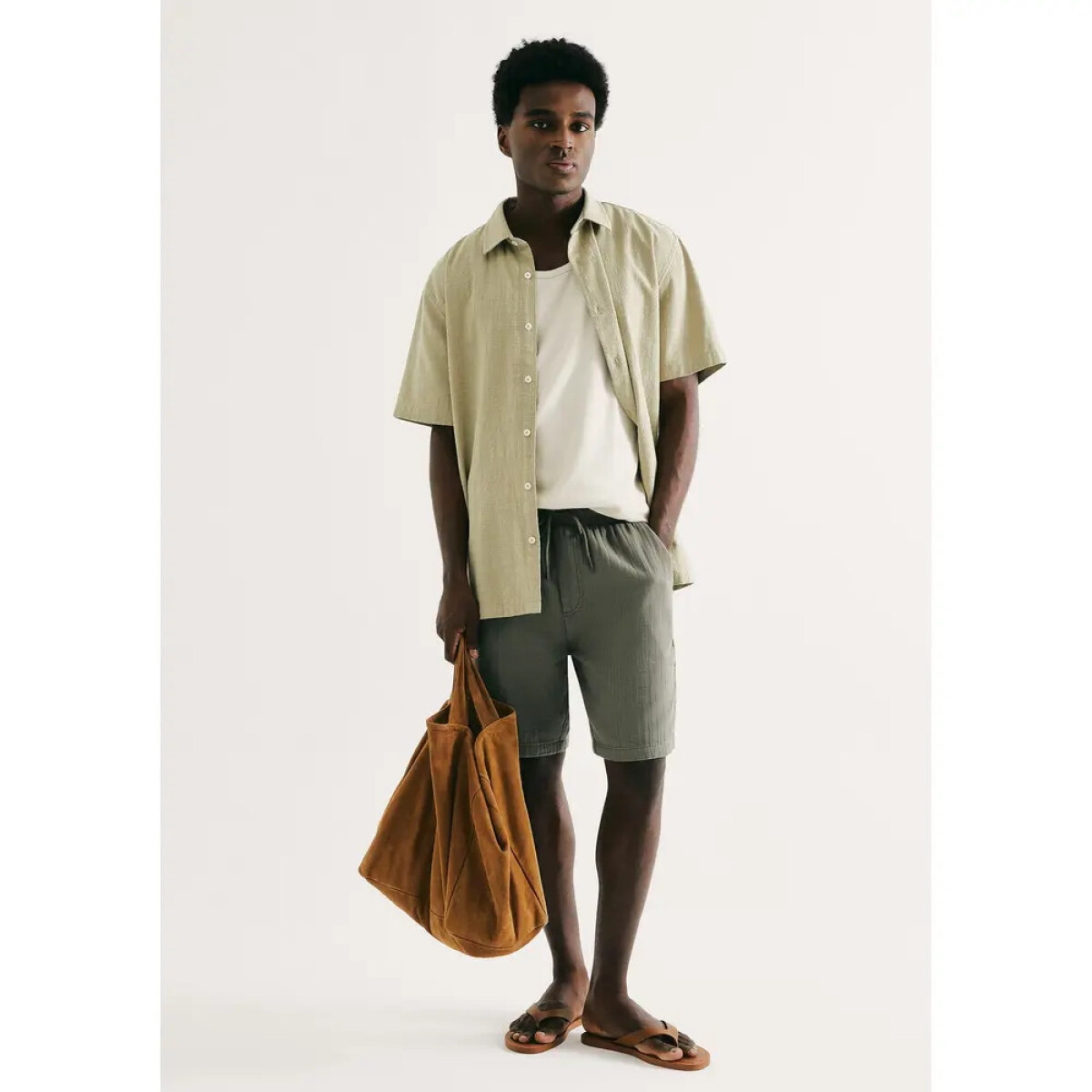 BERMUDA MASC - OLIVA MEDIO 