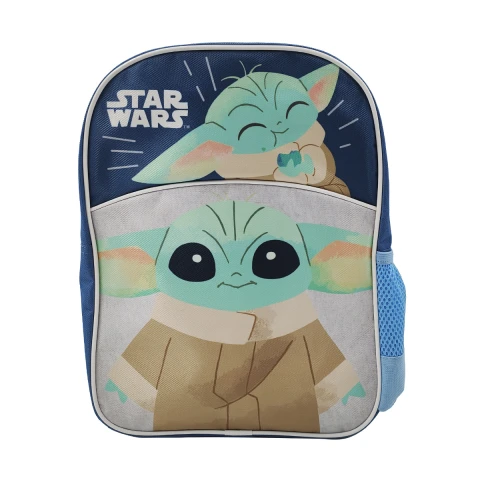 Mochila infantil Baby Yoda Tafeta Chica 35 x 26 cm U