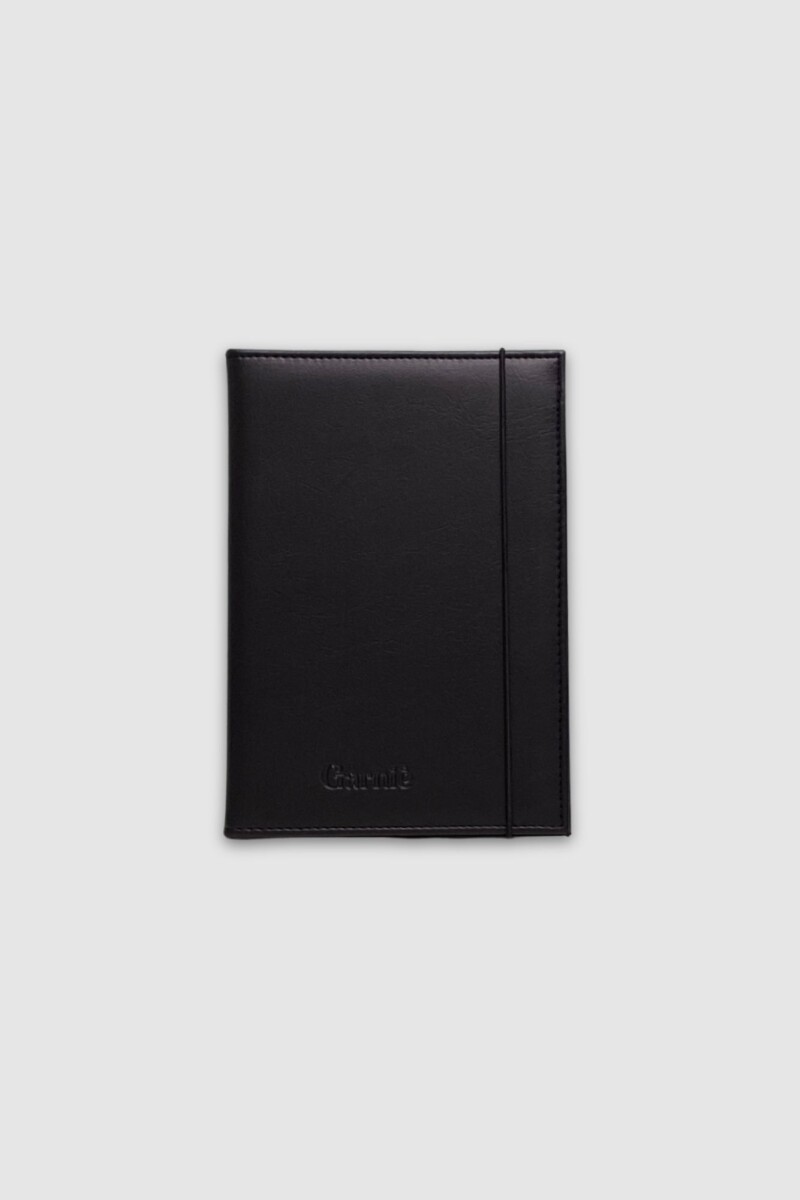 Agenda Semaine con elástico - Negro 