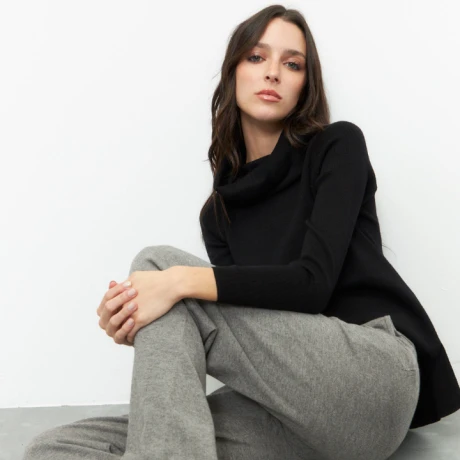 PANTALÓN TEDY Gris Melange