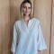 Bluson Ambar Lino Beige Melange