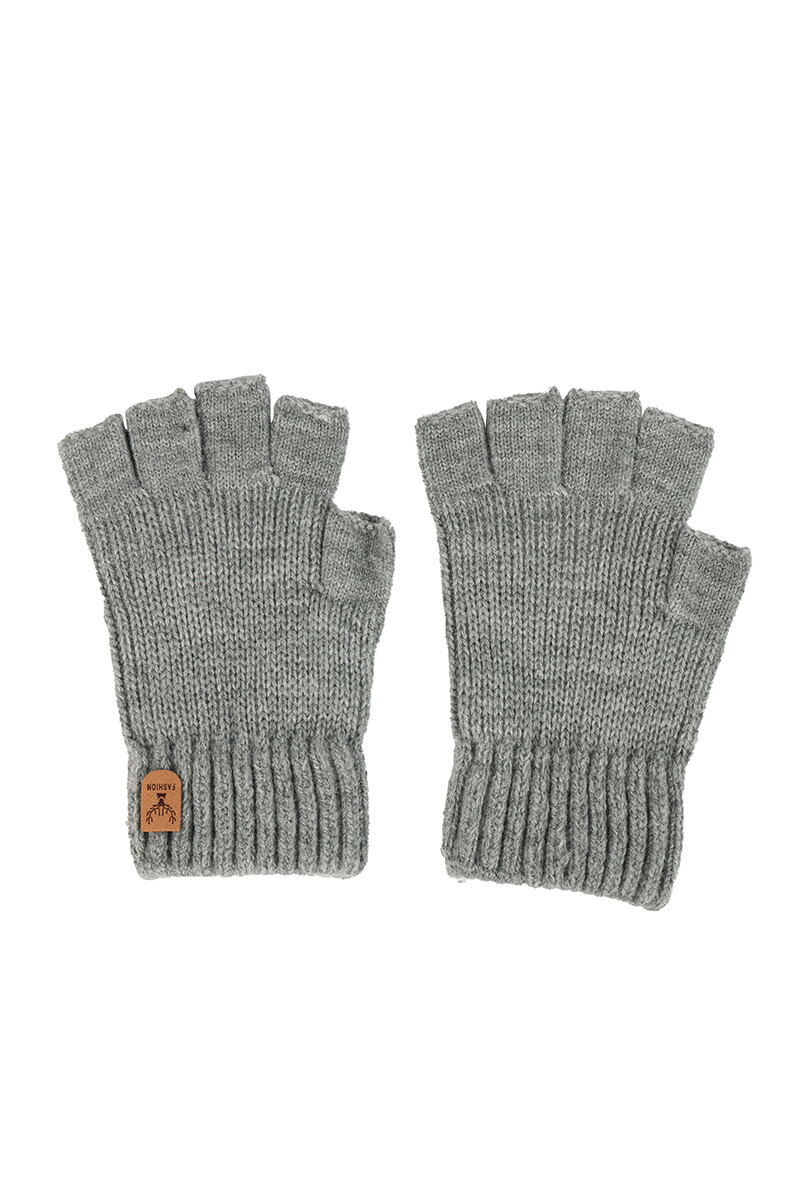 Guantes sin dedos Palmas Gris