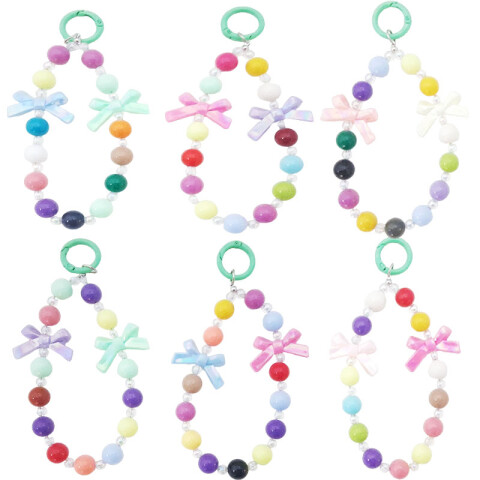 Llavero de piedras de colores Llavero De Piedras De Colores