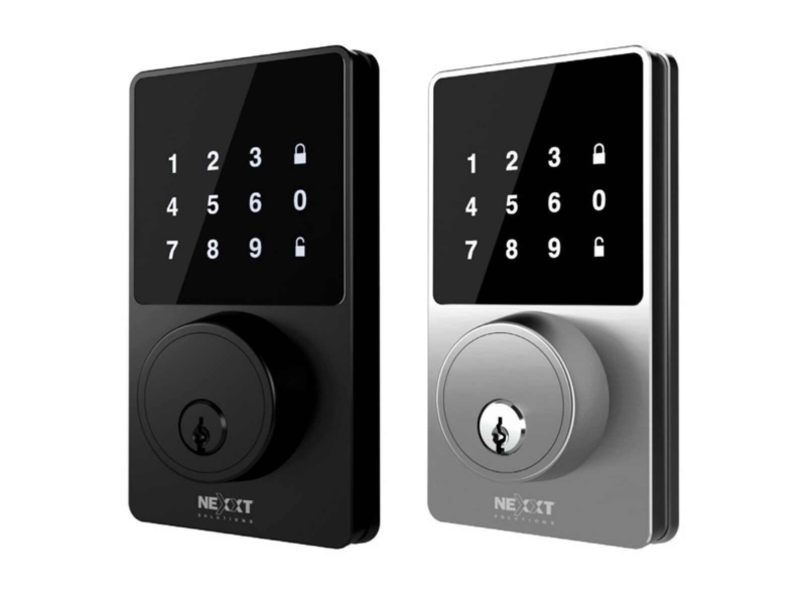 Nexxt Solutions Connectivity - Smart doorlock Negro - Material: Policarbonato compuesto por una aleación de zinc 