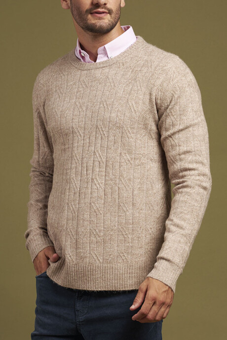 SWEATER JUNIN POLANCO Beige
