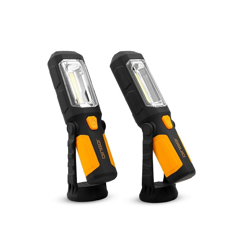 DINGQI LINTERNA DE TRABAJO LED 2EN1 RECARGABLE GANCHO BASE G Dingqi Linterna De Trabajo Led 2en1 Recargable Gancho Base G