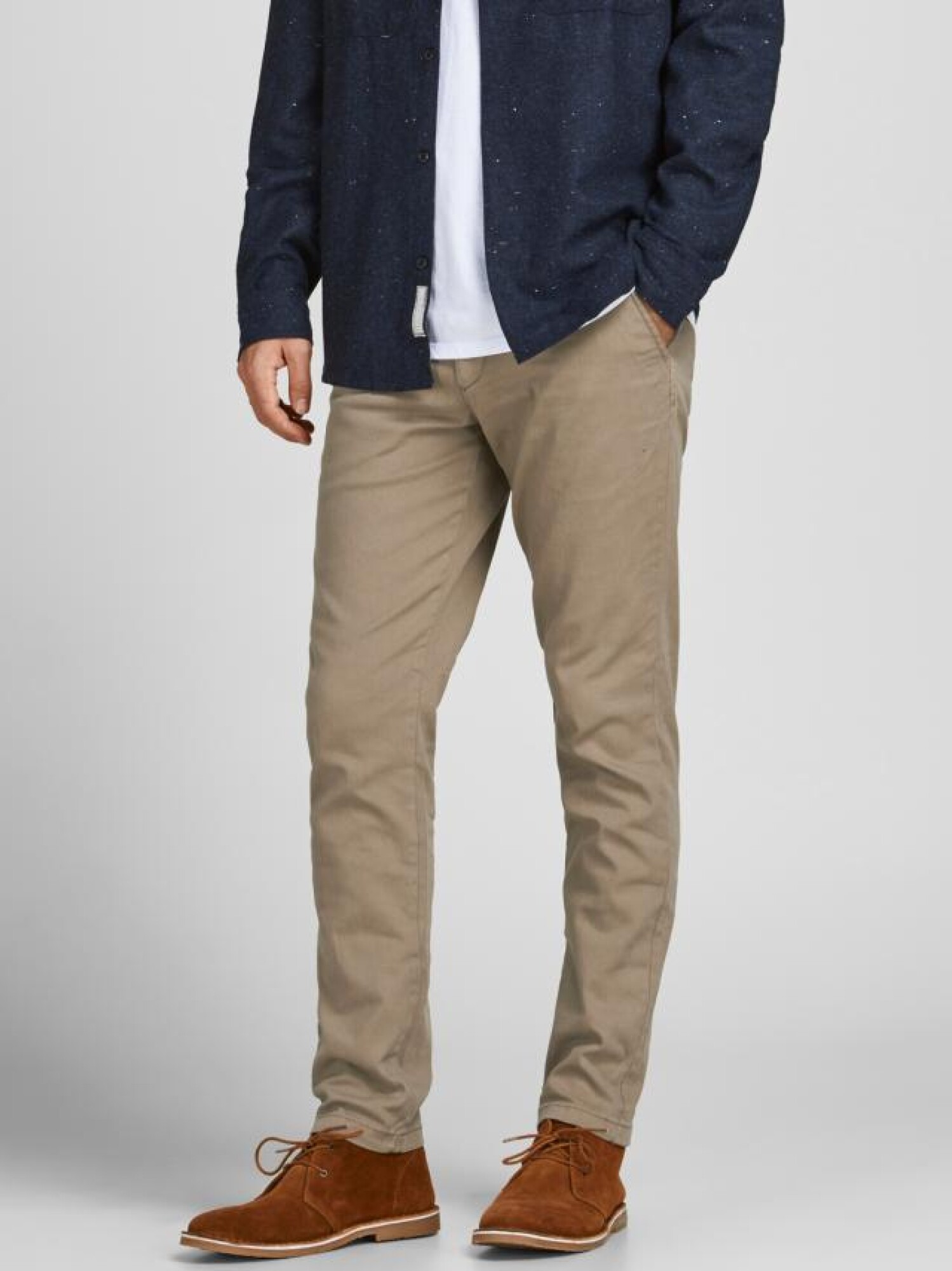 Pantalones Hombre, Pantalón Chino Premium Flex Classic Beige