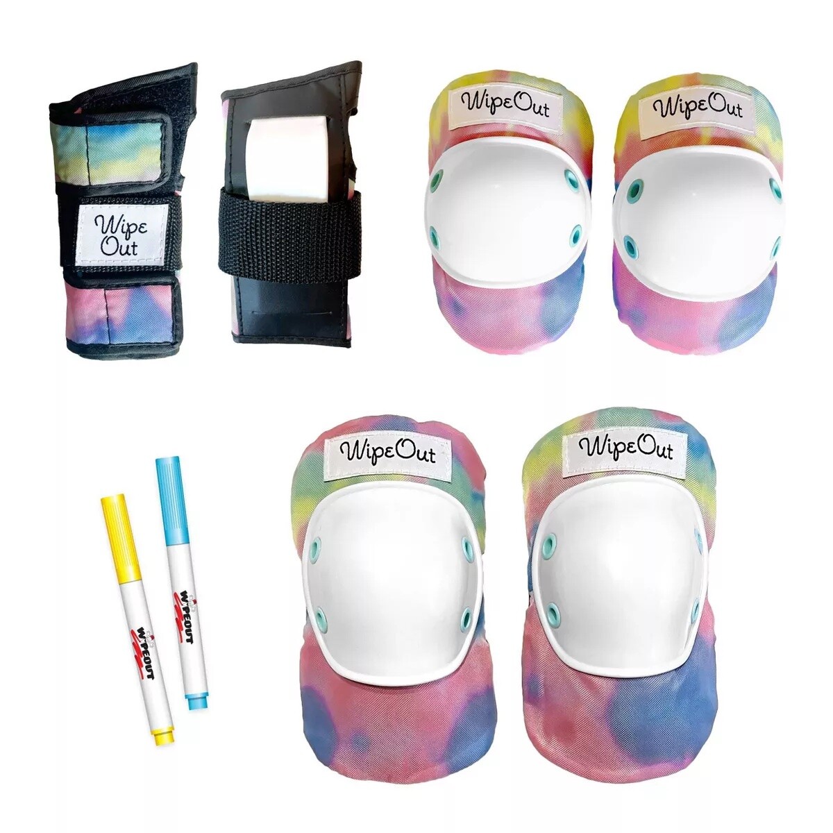 Muñequeras, Rodilleras y Coderas de Niño Wipeout 3PK Pad Groovy Youth M 5+ 
