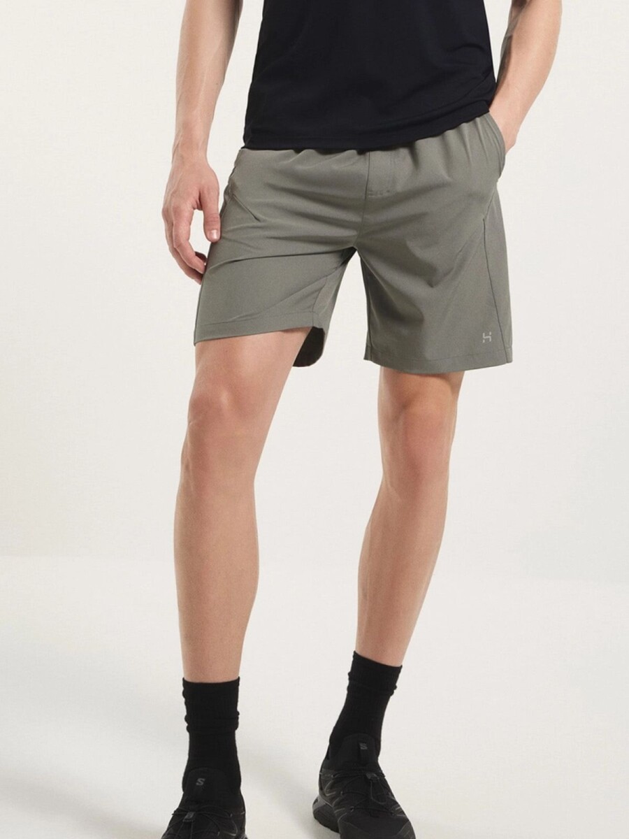 BERMUDA SPORT CON BOLSILLOS - GRIS 