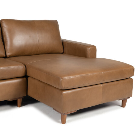 Rinconera Sevilha - Cuero Natural - Chaise Derecho 1015 (Capuccino)
