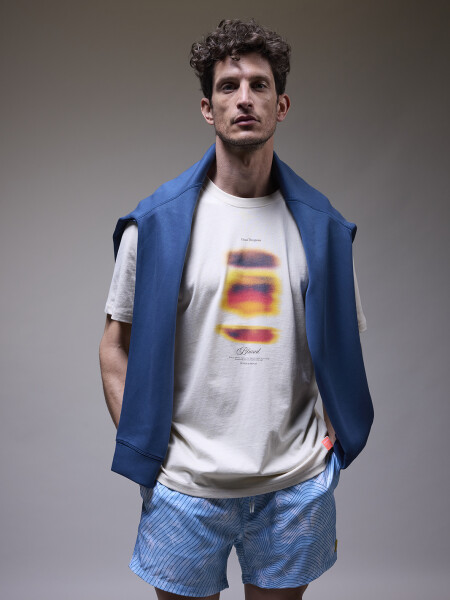 T-SHIRT BLURRED NUBE MEL