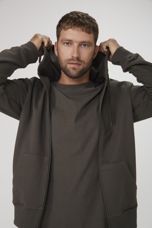 JAQUETA MASC GRIS OSCURO