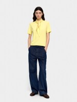 Jersey De Punto Con Pañuelo amarillo