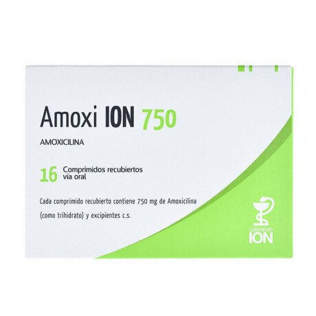 Amoxi Ion 750 Mg 16 Comprimidos Amoxi Ion 750 Mg 16 Comprimidos