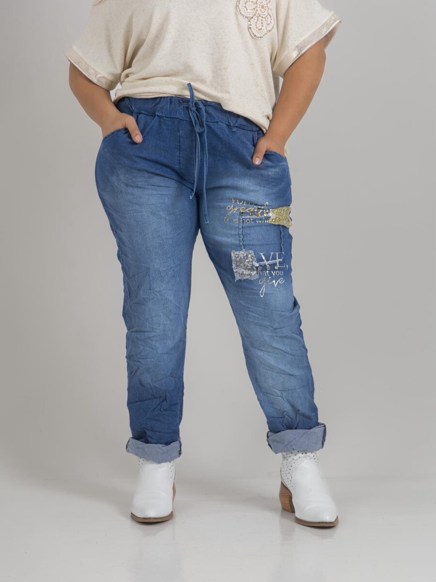 Jean over size RAFFAELA Claro