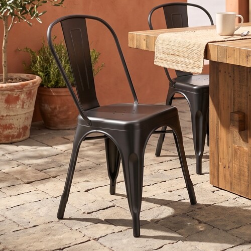 Silla Clásica Tolix Negro