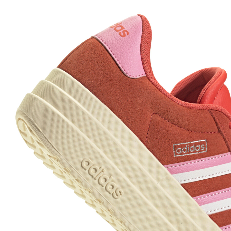 Championes de Mujer Adidas VL Court Bold Rojo - Rosado - Blanco