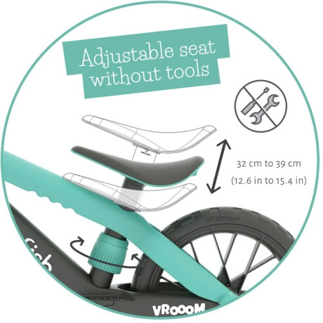 Bicicleta de Equilibrio Chillafish Bmxie Vroom Verde