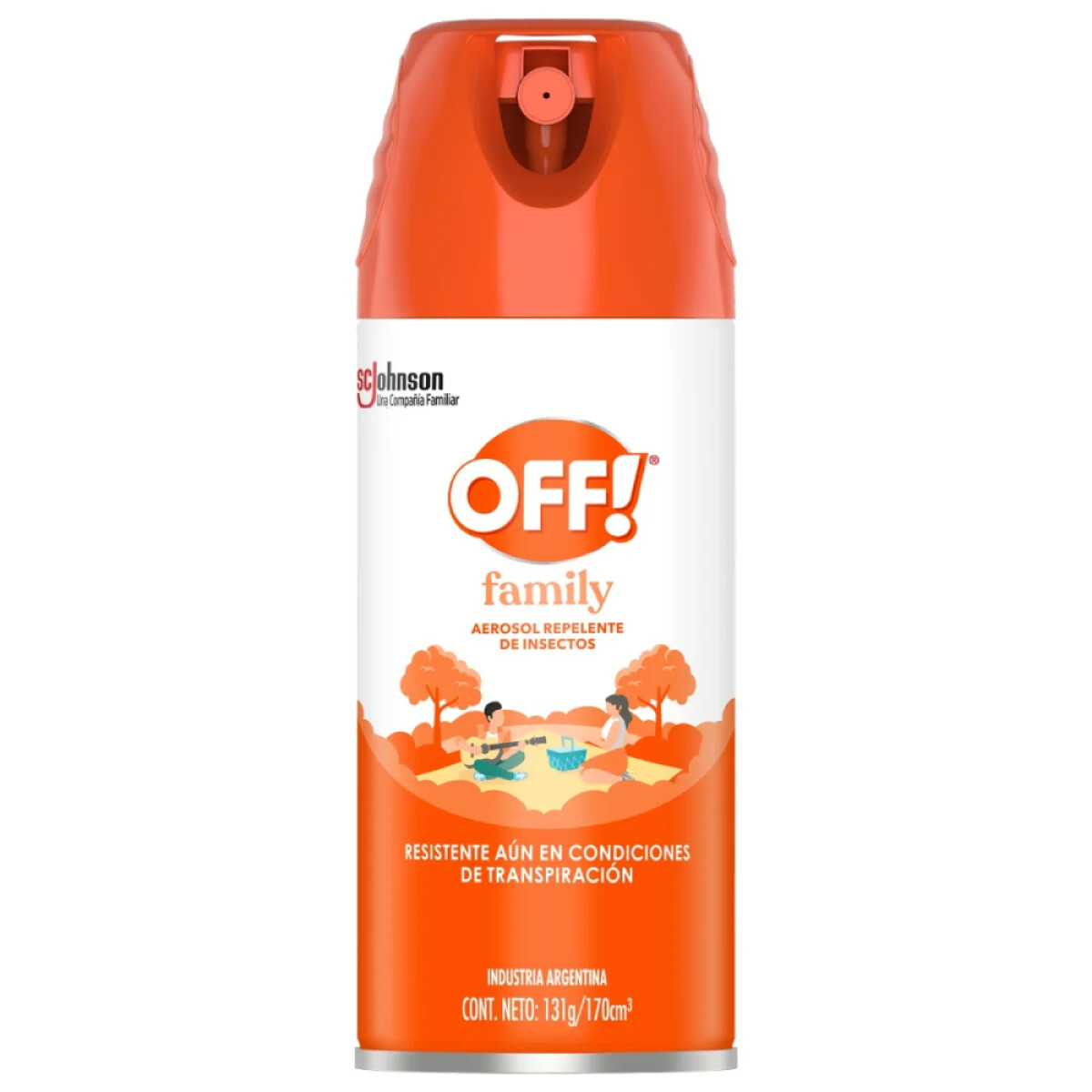 Repelente OFF Family en Aerosol 170ml 