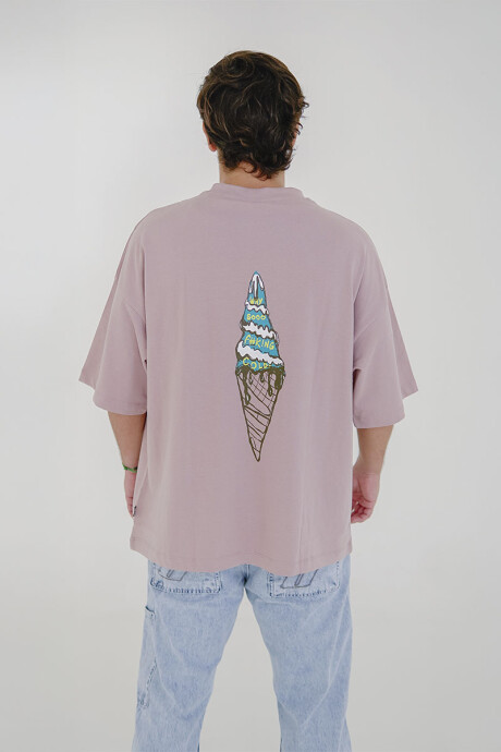 Remera Pulau Creamy Rosa