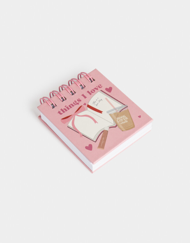 Anotadores Cuadernos y Memos Estampados Mini Memo "in My Romance Era" - Fucsia Claro