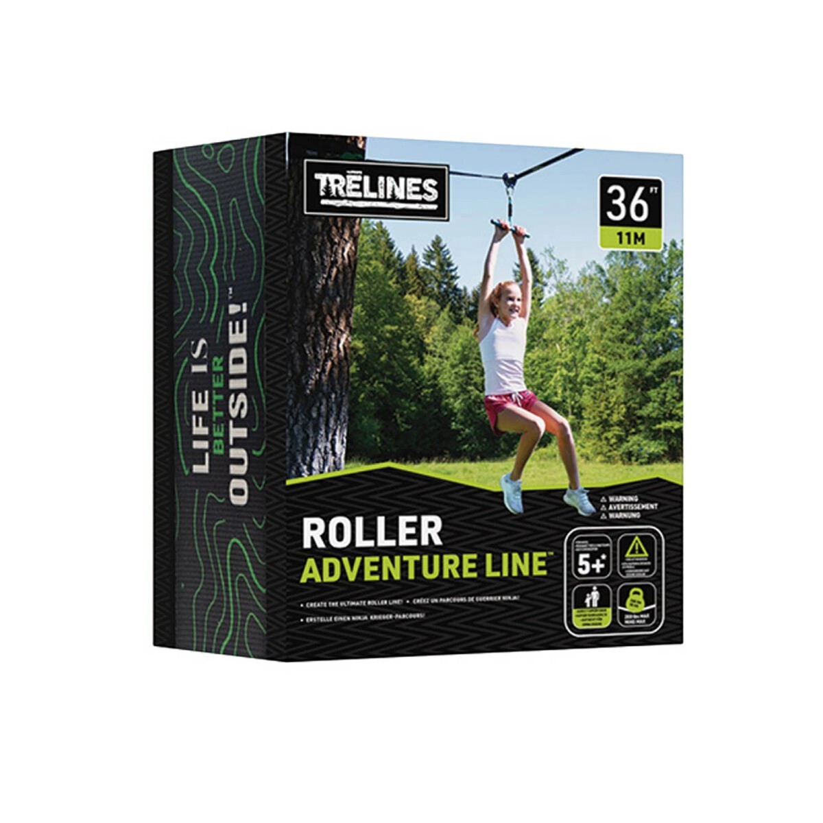 Tirolesa Infantil Roller Line 11 m 