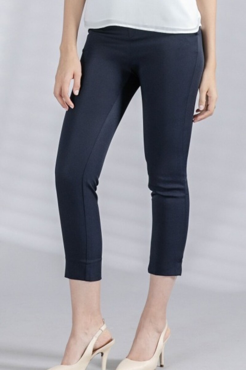 Pantalón Cropped. AZUL MARINO