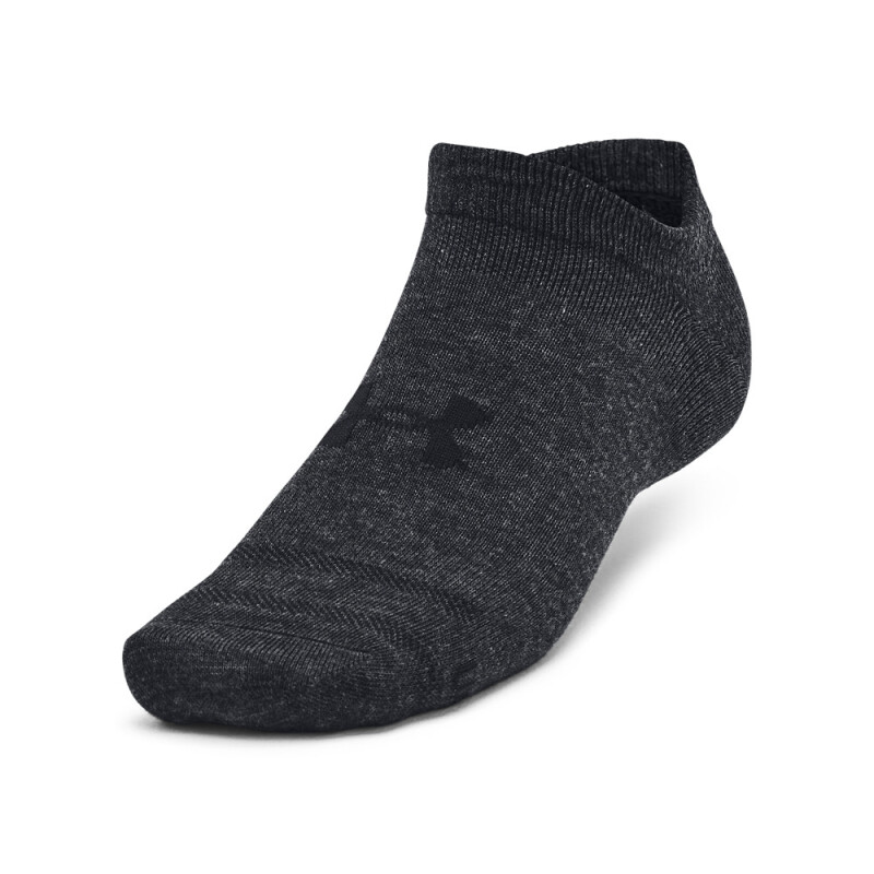 UA Essential No Show 3pk-WHT BLK-001